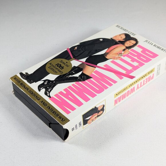 3/$15 1990 PRETTY WOMAN VHS tape, 10th anniversary directors cut Richard Gere - Picture 6 of 9